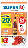 Les prix bas dans votre magasin des magasins Super U Valable du 12 au 24 mai 2026