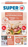 Engagés pour soutenir nos partenaires locaux ardèche chez Super U Valable du 16 au 28 juin 2026