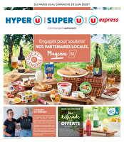 Engagés pour soutenir nos partenaires locaux mayenne chez Super U Valable du 16 au 28 juin 2026