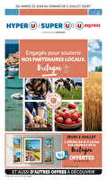 Engagés pour soutenir nos partenaires locaux bretagne chez Super U Valable du 23 juin au 05 juillet 2026