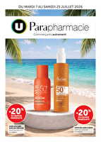 Parapharmacie chez Super U Valable du 07 au 25 juillet 2026