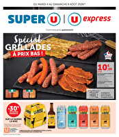 Le marché à prix bas chez Super U Valable du 04 au 09 août 2026