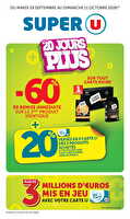Les prix bas de la semaine chez Super U Valable du 29 septembre au 11 octobre 2026
