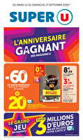 Quinzaine des prix ultra bas des magasins Super U Valable du 15 au 27 septembre 2026
