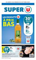 Les prix bas de la semaine des magasins Super U Valable du 13 au 25 octobre 2026