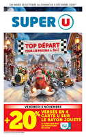 Prix bas de noël des magasins Super U Valable du 20 octobre au 06 décembre 2026