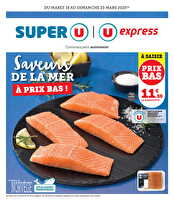 Saveurs de la mer chez U express Valable du 18 au 23 mars 2025