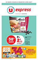 Les prix bas de la semaine chez U express Valable du 25 mars au 06 avril 2025