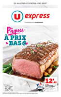 Pâques à prix bas chez U express Valable du 15 au 21 avril 2025