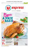 Pâques à prix bas chez U express Valable du 15 au 21 avril 2025