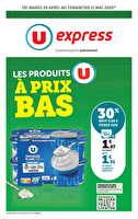 Spécial cuisine traditionnelle à prix bas ! chez U express Valable du 29 avril au 11 mai 2025