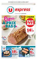 Pâques à prix bas chez U express Valable du 15 au 21 avril 2025