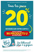 Ma sélection carte u mai chez U express Valable du 05 mai au 01 juin 2025