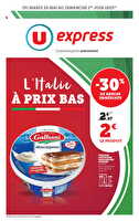 Les prix bas de la semaine chez U express Valable du 20 mai au 01 juin 2025