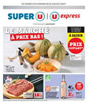 Le marché à prix bas ! chez U express Valable du 08 au 13 juillet 2025
