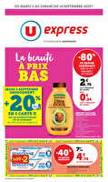 La beauté à prix bas chez U express Valable du 02 au 14 septembre 2025