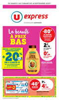 La beauté à prix bas chez U express Valable du 02 au 14 septembre 2025
