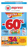 Quinzaine des prix ultra bas spécial rentrée chez U express Valable du 19 au 31 août 2025