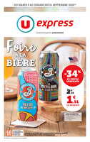 Foire à la bière chez U express Valable du 09 au 21 septembre 2025