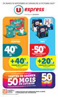 Les prix bas de la semaine chez U express Valable du 30 septembre au 12 octobre 2025