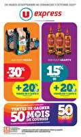 Les prix bas de la semaine chez U express Valable du 23 septembre au 05 octobre 2025