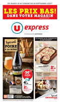 Les prix bas dans votre magasin! chez U express Valable du 16 au 28 septembre 2025
