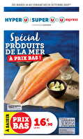Spécial produits de la mer à prix bas ! chez U express Valable du 14 au 19 octobre 2025