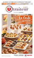La carte automne hiver chez U express Valable du 07 octobre 2025 au 01 mars 2026