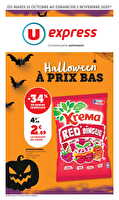 Les prix bas de la semaine chez U express Valable du 21 octobre au 02 novembre 2025