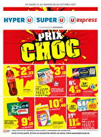 Prix choc des magasins U express Valable du 21 au 26 octobre 2025