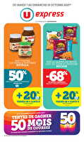 Les prix bas de la semaine chez U express Valable du 07 au 19 octobre 2025