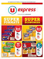 Super formats super économies chez U express Valable du 28 octobre au 09 novembre 2025