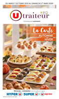 La carte automne hiver chez U express Valable du 07 octobre 2025 au 01 mars 2026