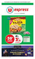 Les prix bas de la semaine des magasins U express Valable du 18 au 30 novembre 2025