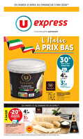 Les prix bas de la semaine des magasins U express Valable du 21 avril au 03 mai 2026