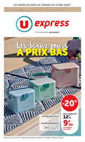 Les beaux jours à prix bas chez U express Valable du 28 avril au 10 mai 2026