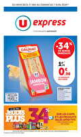 Les prix bas de la semaine des magasins U express Valable du 27 mai au 07 juin 2026
