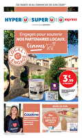 Engagés pour soutenir nos partenaires locaux cevennes chez U express Valable du 16 au 28 juin 2026