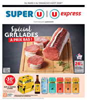 Le marché à prix bas chez U express Valable du 04 au 09 août 2026