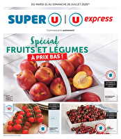 Le marché à prix bas chez U express Valable du 21 au 26 juillet 2026