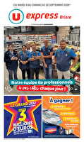 Quinzaine des prix ultra bas chez U express Valable du 08 au 20 septembre 2026