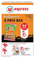 Les prix bas de la semaine chez U express Valable du 20 octobre au 01 novembre 2026