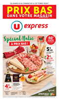 Spécial italie à prix bas ! des magasins U express Valable du 06 au 11 octobre 2026