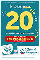 Ma sélection carte u octobre des magasins U express Valable du 05 octobre au 01 novembre 2026