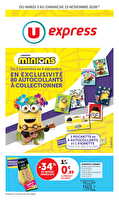 Les prix bas de la semaine des magasins U express Valable du 03 au 15 novembre 2026