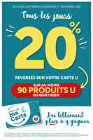 Ma sélection carte u octobre des magasins U express Valable du 05 octobre au 01 novembre 2026