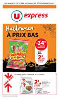 Les prix bas de la semaine chez U express Valable du 20 octobre au 01 novembre 2026