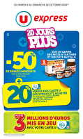 Les prix bas de la semaine des magasins U express Valable du 06 au 18 octobre 2026