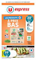 Les prix bas de la semaine chez U express Valable du 13 au 25 octobre 2026