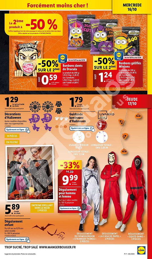 D couvrez Les Frissons D conomies Chez Lidl Pour Halloween Catalog 